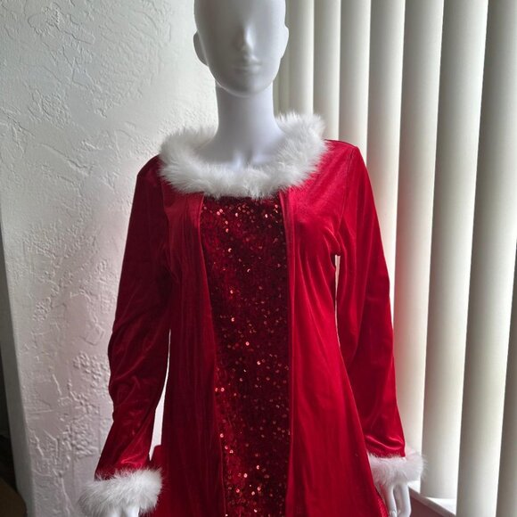 NEW Christmas Dress w/ Sequins  34 Bust So Gorgeous - Picture 4 of 8
